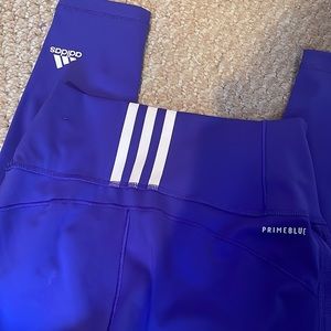 Adidas PrimeBlue AeroReady Leggings. High waisted cropped leggings